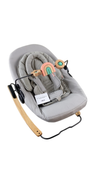 Shop Bloom Coco Go 3-in-1 Bouncer, Frost Grey Organic, Natural Wood at GoodBuy Gear