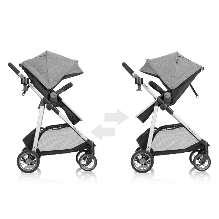 Evenflo Omni Plus Stroller, 2022, Mylar Gray