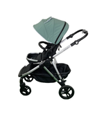 Shop Mockingbird Single to Double 2.0 Stroller, Silver with Black Leather, Windowpane, Sage, 2024 at GoodBuy Gear