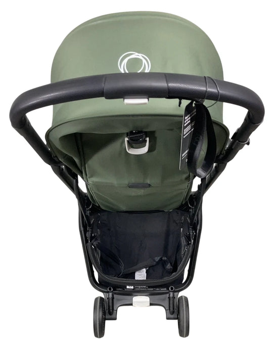 Bugaboo Butterfly Stroller, 2024, Black, Forest Green, Forest Green