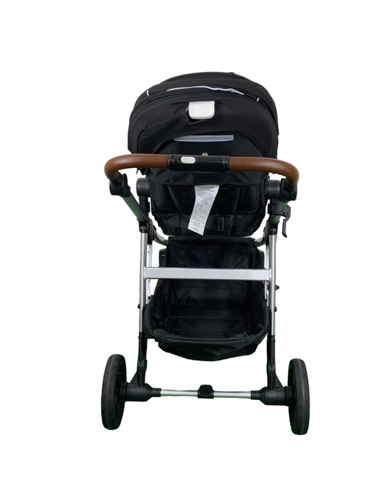 Mockingbird Single to Double 2.0 Stroller, Silver with Penny Leather, Windowpane, Black, 2023