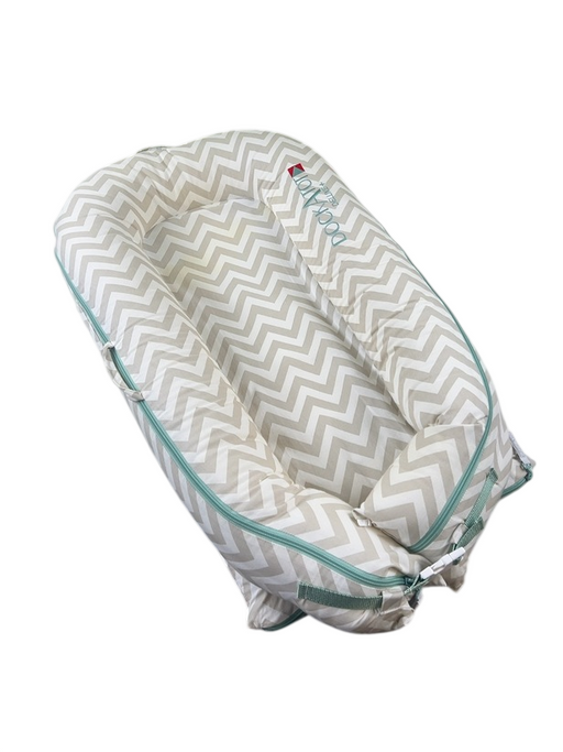 Shop DockATot Deluxe+ Dock, Silver Lining (Chevron) at GoodBuy Gear