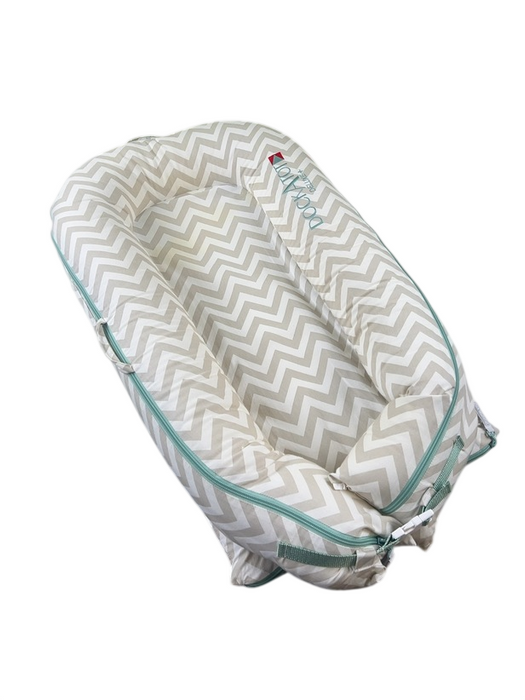 Shop DockATot Deluxe+ Dock, Silver Lining (Chevron) at GoodBuy Gear