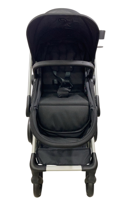 Shop Cybex Eos Stroller, 2024, Moon Black, Silver at GoodBuy Gear