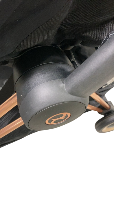 Shop Cybex Coya Stroller, 2024, Rose Gold, Sepia Black at GoodBuy Gear