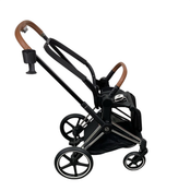 Shop Cybex PRIAM Stroller Frame And Seat, 2023, Chrome/Brown at GoodBuy Gear