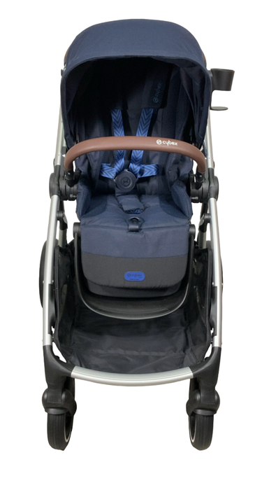 Shop Cybex Gazelle S Modular Stroller, 2024, Ocean Blue, Silver Frame at GoodBuy Gear
