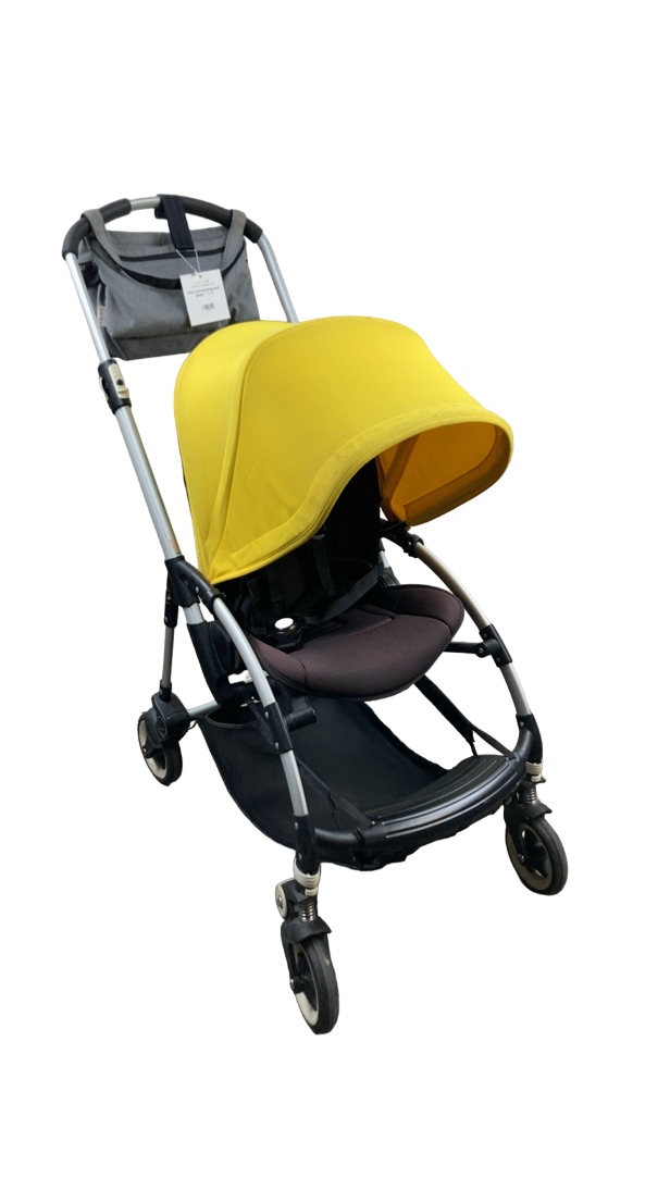 Bugaboo Bee Stroller, Bright Yellow, Black, Aluminum, 2016
