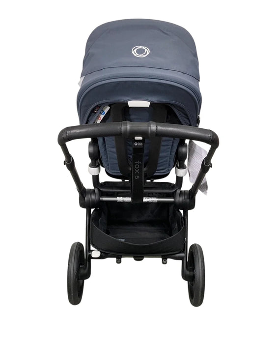 Bugaboo Fox 5 Stroller, 2024, Graphite Frame, Stormy Blue