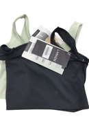 Shop Larken The Larken X Nursing Bra, XSmall, 2 pack, Black/ Sage at GoodBuy Gear