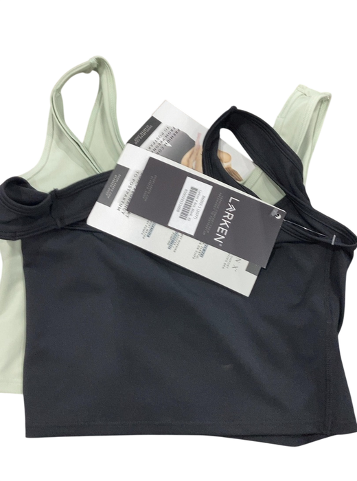 Shop Larken The Larken X Nursing Bra, XSmall, 2 pack, Black/ Sage at GoodBuy Gear