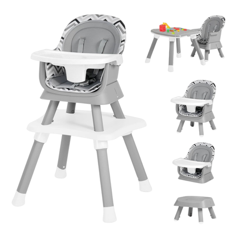 Shop Kinder King Convertible High Chair, Wavy Grain at GoodBuy Gear