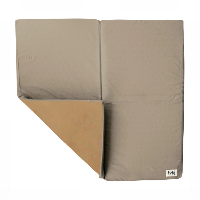 Shop Toki Kids Standard Padded Play Mat 40" x 40", Cloud Sandcastle at GoodBuy Gear
