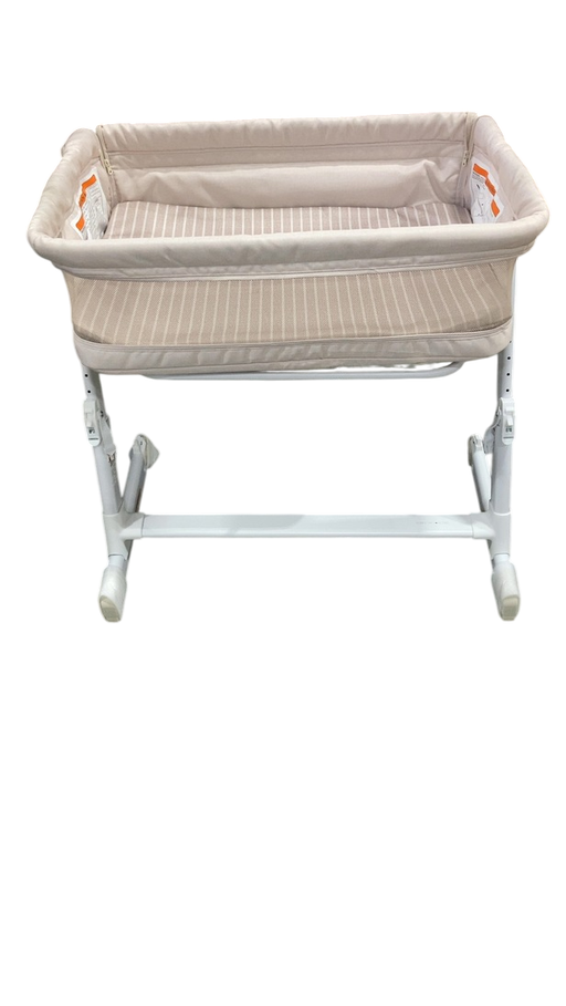 Shop Baby Gap Bedside Bassinet, Oatmeal Stripes at GoodBuy Gear