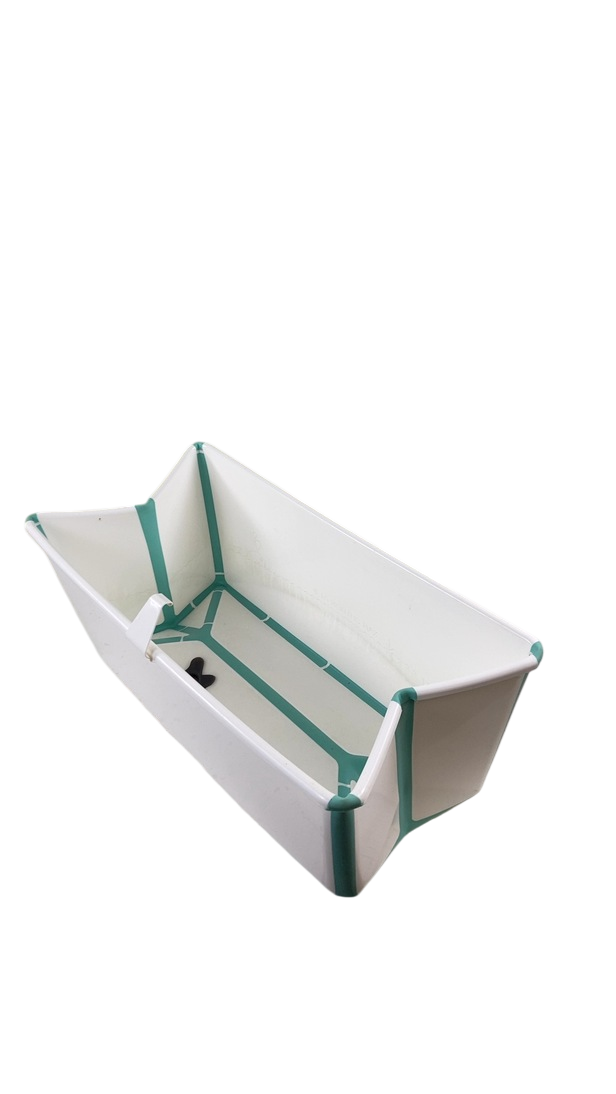 stokke flexi bath white aqua Stokke Flexi Bath Foldable Baby Bathtub, Regular, White Aqua