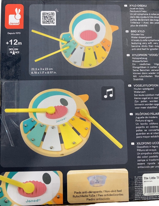 Shop Janod Pure Bird Shaped Wooden Xylophone at GoodBuy Gear