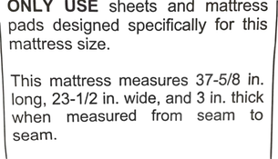 Shop Babyletto Pure Core Mini Crib Mattress With Hybrid Waterproof Cover, Mini at GoodBuy Gear