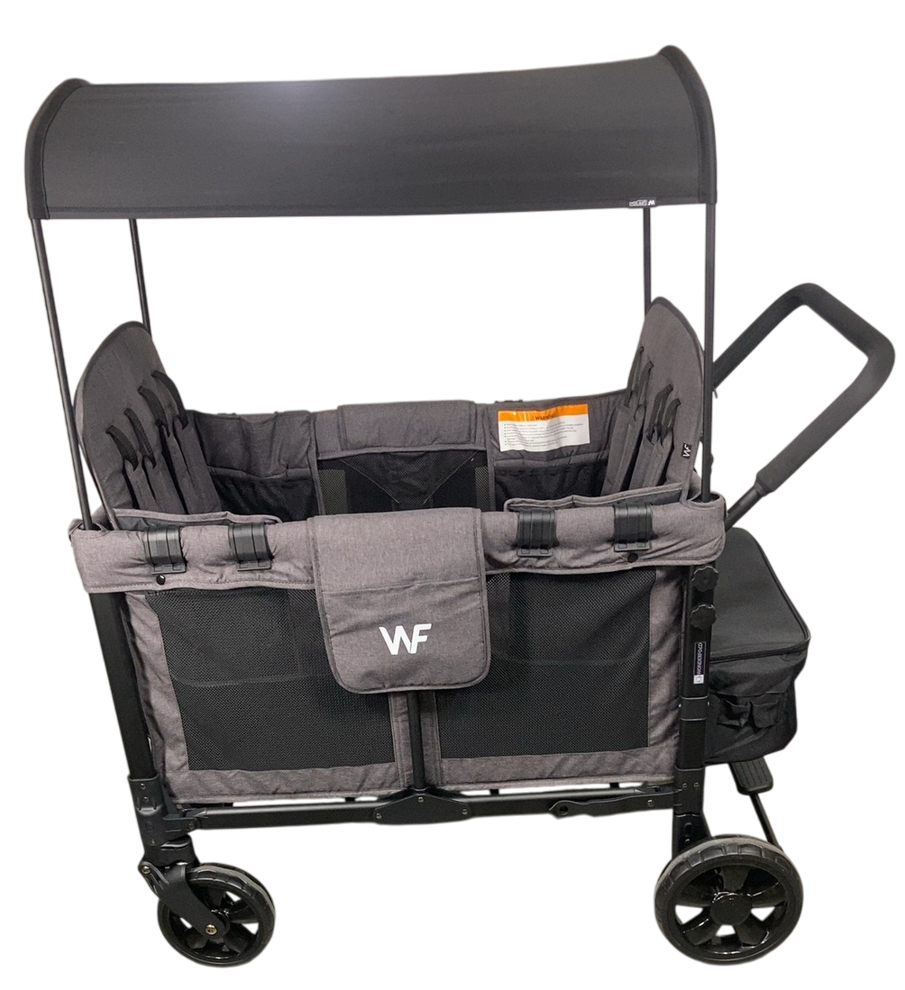 w4 original stroller wagon Wonderfold W4 Original Stroller Wagon Bundle, Light Grey