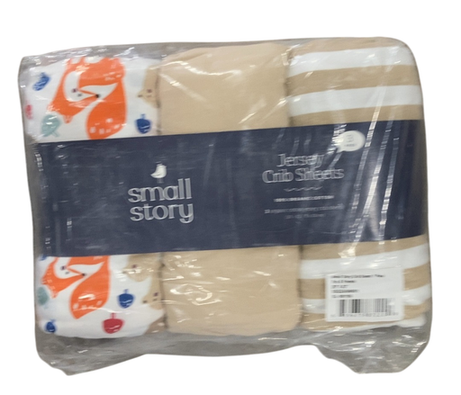 Shop Small Story Organic Cotton Jersey Crib Sheets (3 Pack), Wildly Cute at GoodBuy Gear