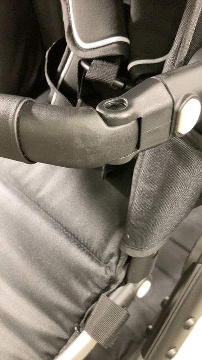 Shop Mockingbird Single to Double 2.0 Stroller, 2024, Black, Silver With Black Leather, Watercolor Drops at GoodBuy Gear