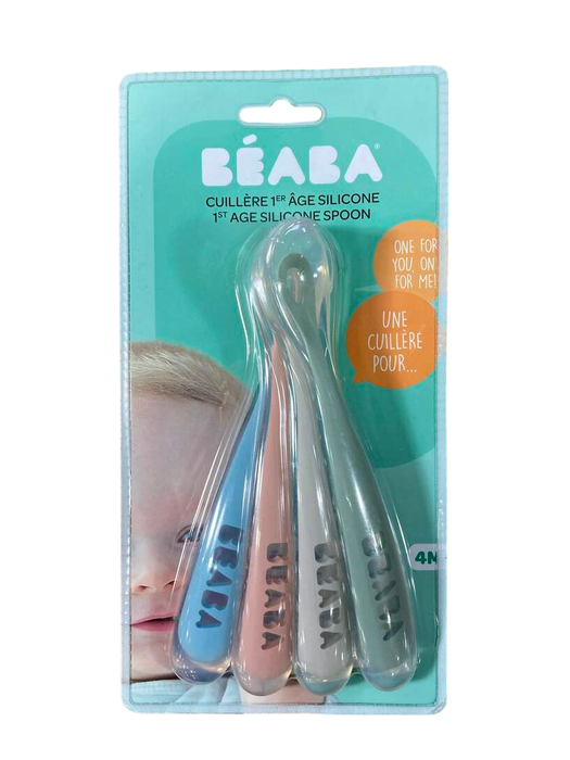 used Beaba First Stage Silicone Spoons