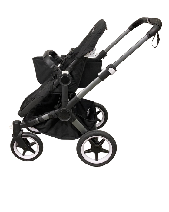 secondhand Bugaboo Donkey 5 Mono Base Stroller, 2023, Graphite, Midnight Black