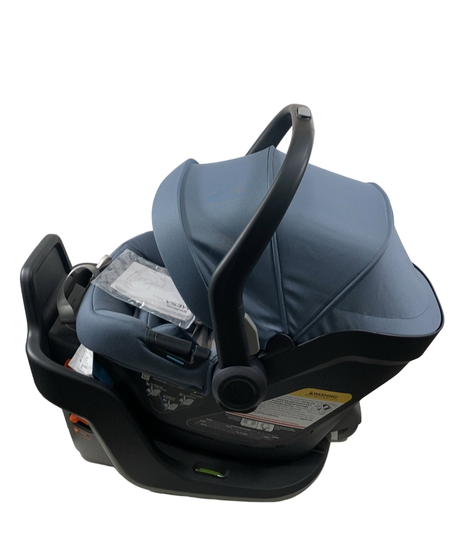 uppababy mesa max base UPPAbaby MESA MAX Infant Car Seat and Base, Gregory (Blue Melange), 20
