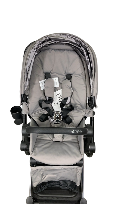 Shop Cybex PRIAM Stroller, 2019, Manhattan Grey, Chrome With Black Details at GoodBuy Gear