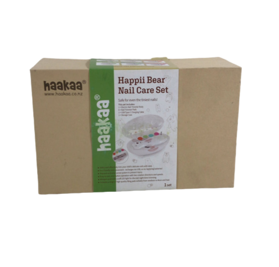Shop Haakaa Happii Bear Rechargeable Nail Trimmer Set at GoodBuy Gear