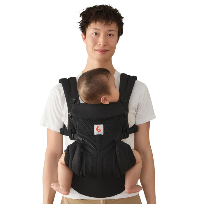 Ergobaby Omni Classic Baby Carrier, Cool Air Mesh, Onyx Black