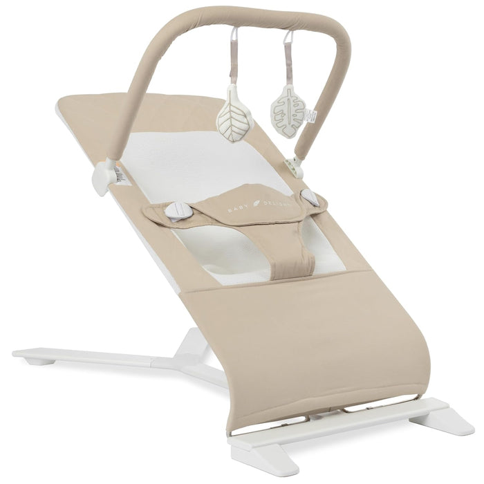 Baby Delight Heirloom Aspen Wood Bouncer, Organic Oat