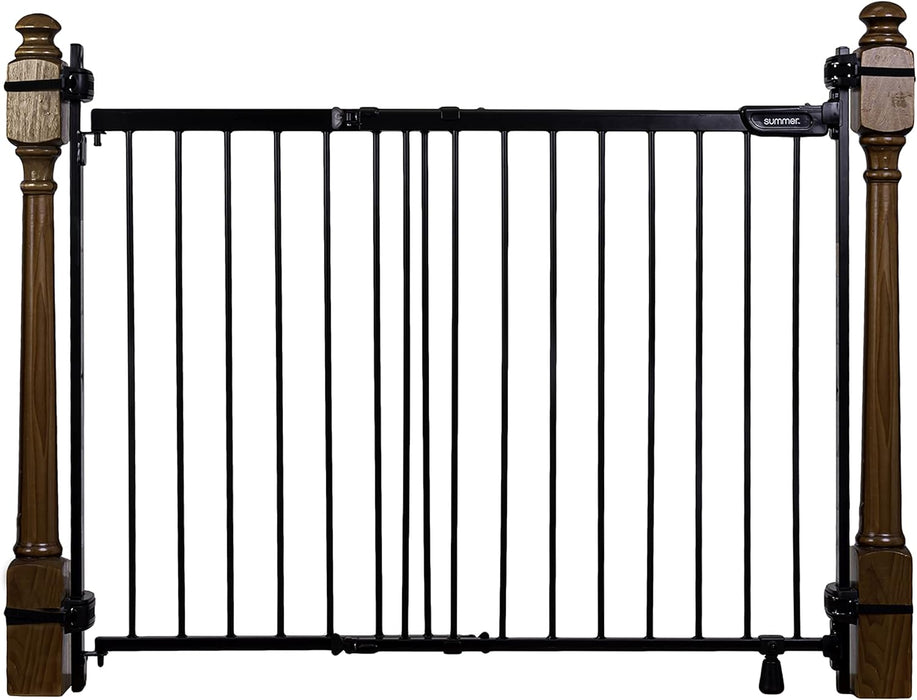 Summer Infant Metal Banister And Stair Safety Gate, Black