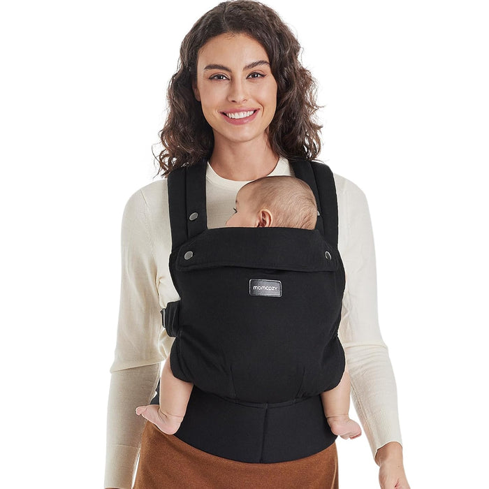 Momcozy PureHug Baby Carrier, Black, Cotton