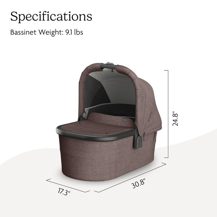UPPAbaby Bassinet V3, Owen (Mocha Melange)