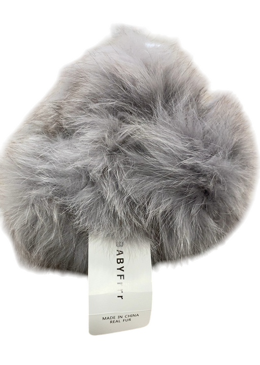 Shop BabyFrrr Faux Fur Stroller Hood Trim, Light Grey at GoodBuy Gear