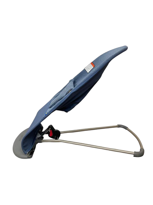 Shop BabyBjorn Bouncer Bliss, Dove Blue 3D Jersey, Dark Gray Frame at GoodBuy Gear