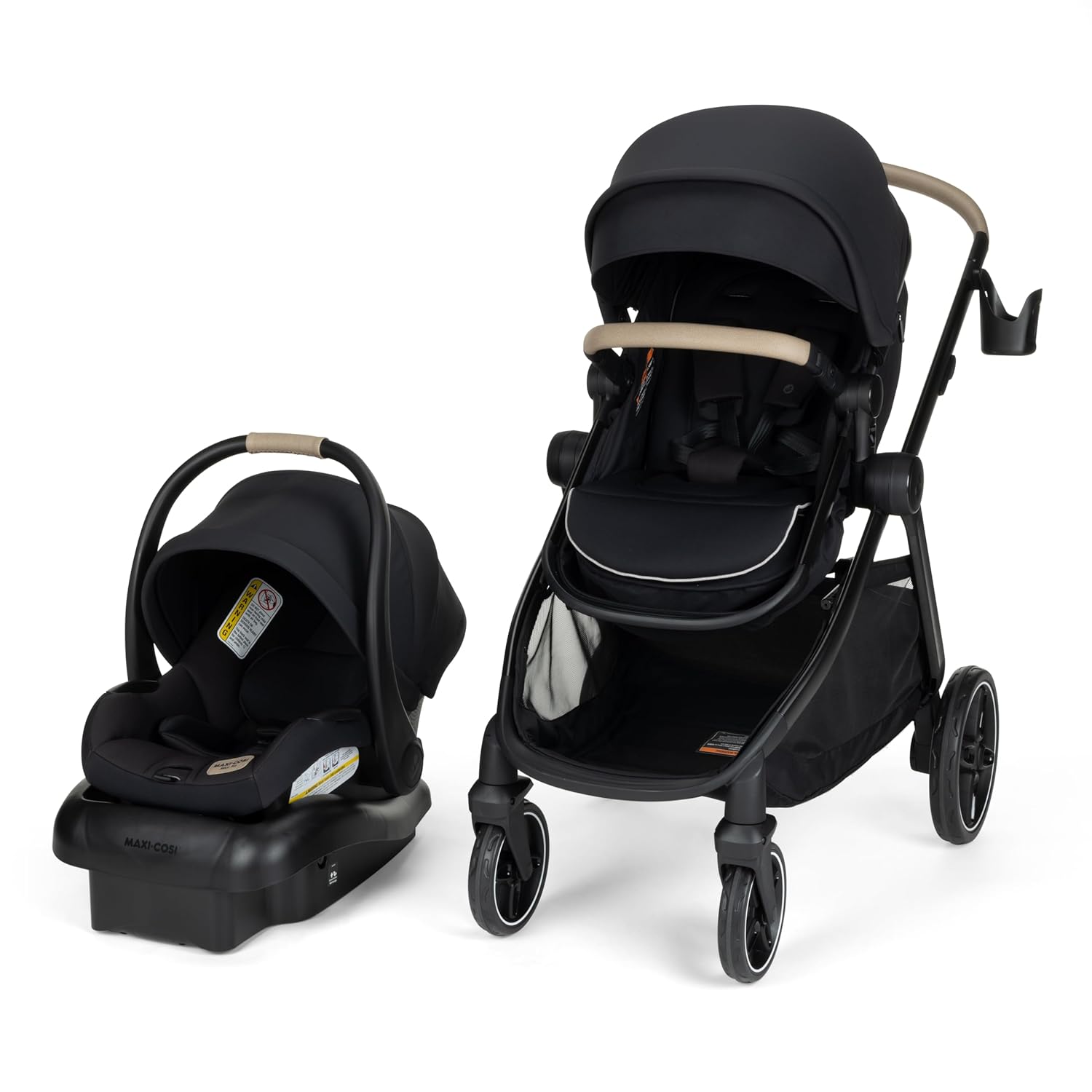 Maxi-Cosi Zelia Pro 5-in-1 Modular Travel System, 2025, Caspian