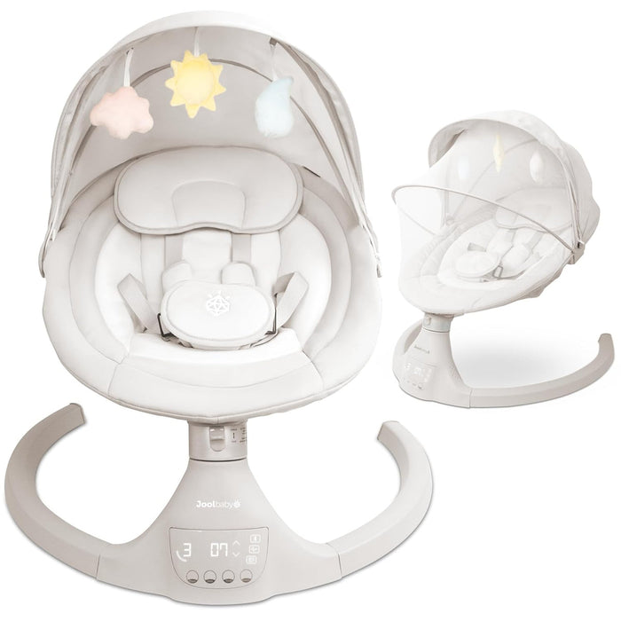 Shop Jool Nova Baby Swing, Signature, Stone at GoodBuy Gear