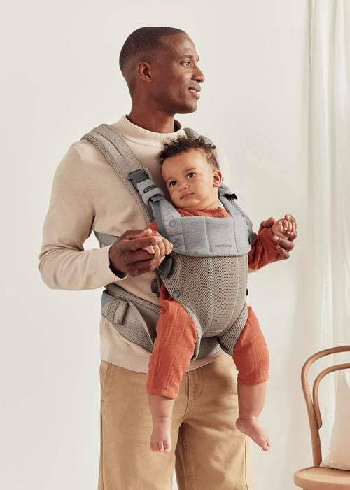 BabyBjorn Baby Carrier Harmony, Gray Beige, 3D Mesh