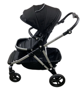 Shop Mockingbird Single to Double 2.0 Stroller, 2024, Black, Silver With Black Leather, Watercolor Drops at GoodBuy Gear