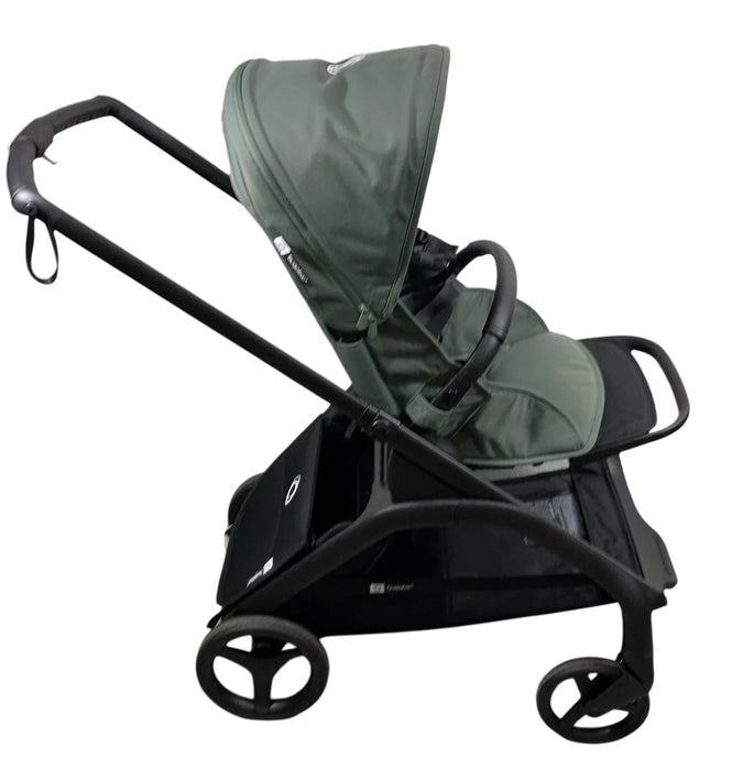 Bugaboo Dragonfly Stroller, 2025, Black, Forest Green, Forest Green