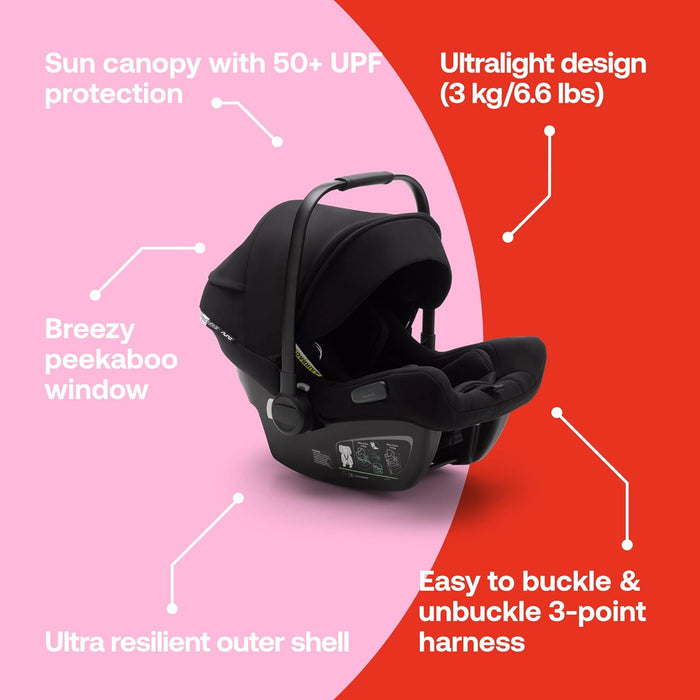 Bugaboo Turtle Air By Nuna Car Seat, 2024, Black