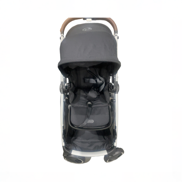Shop Cybex Gazelle S Modular Stroller, 2024, Moon Black, Silver Frame at GoodBuy Gear