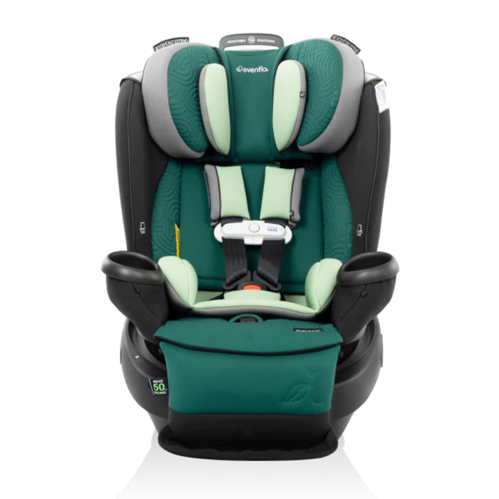 Shop Evenflo Revolve 360 Extend All-in-One Rotating Car Seat with Green & Gentle Fabric, Emerald, 2025 at GoodBuy Gear