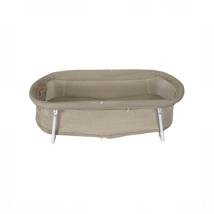Shop Baby Delight Snuggle Nest Portable Infant Bassinet, Organic Oat at GoodBuy Gear