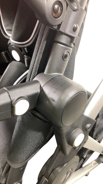 Shop Mockingbird Single to Double 2.0 Stroller, Bloom, Watercolor Drops, Silver With Black Leather, 2024 at GoodBuy Gear