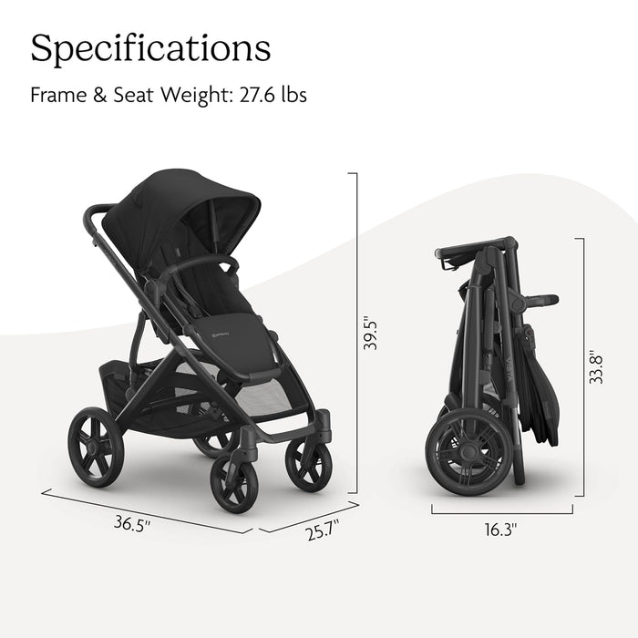 Shop UPPAbaby Vista V3 Stroller, 2025, Jake (Charcoal) at GoodBuy Gear