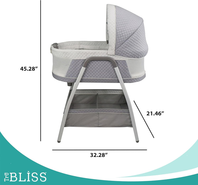 Shop TruBliss Journey 2 in 1 Bassinet, Soft Grey at GoodBuy Gear