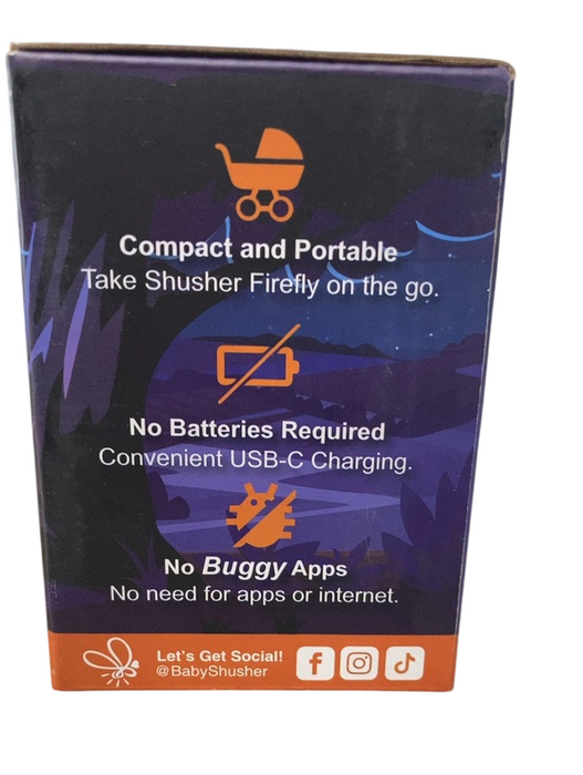 Shop Baby Shusher Firefly Baby Soother, Orange at GoodBuy Gear