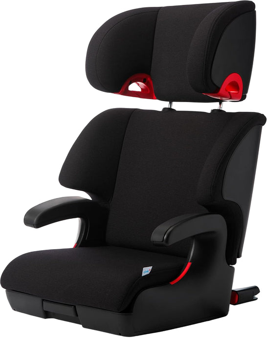 Clek Oobr High Back Belt Positioning Booster, Railroad, 2025